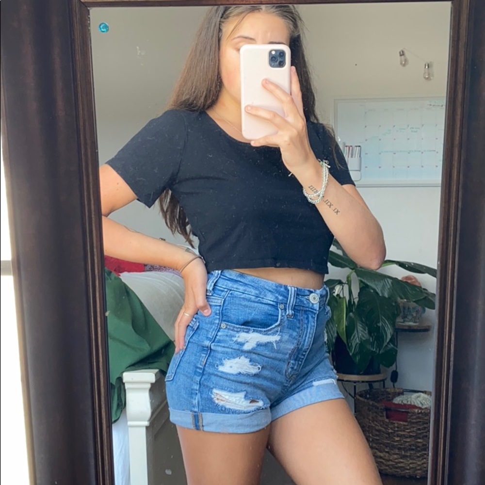 Black Crop Top